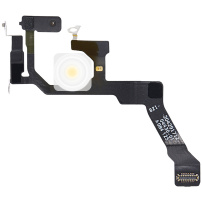 Flex kábel s bleskom a mikrofónom pre iPhone 14 Pro - strieborný