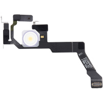 Flex kábel s bleskom a mikrofónom pre iPhone 14 Pro Max - fialový