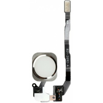 Náhradný Home Button s&nbsp;flex káblom pre Apple iPhone 5S – strieborný