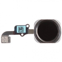 Náhradný Home Button s&nbsp;flex káblom pre Apple iPhone 6 – vesmírno-sivý (Space Gray)