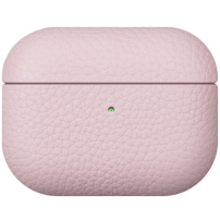 Kožený ochranný obal pre AirPods Pro 3 - ružový