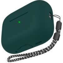 AhaStyle silikónový obal s pútkom pre AirPods Pro 3 - petrolejový