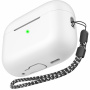 AhaStyle silikónové puzdro s pútkom pre AirPods Pro 3 - biele