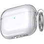 AhaStyle transparentný obal s karabínou pre AirPods Pro 3 - číry