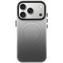 Ochranný kryt s farebným prechodom a MagSafe pre iPhone 17 Pro Max - sivý
