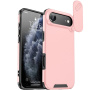 Matný kryt s posuvnou krytkou kamery pre iPhone Air - ružový