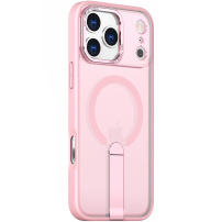 Kryt s výklopným stojánkom a MagSafe pre iPhone 17 Pro - ružový