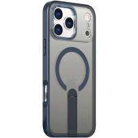Kryt s výklopným stojančekom a MagSafe pre iPhone 17 Pro - tmavomodrý