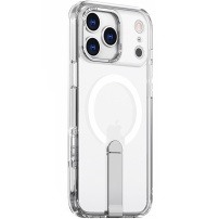 Kryt s výklopným stojánkom a MagSafe pre iPhone 17 Pro Max - číry