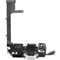 Nabíjací a audio flex konektor pre Apple iPhone 11 Pro - strieborná