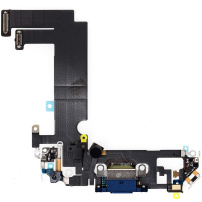 Nabíjací a audio flex konektor pre Apple iPhone 12 mini - modrá