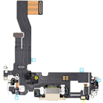 Nabíjací a audio flex konektor pre Apple iPhone 12 Pro - zlatá