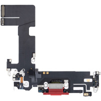 Nabíjací a audio flex konektor pre Apple iPhone 13 - červená