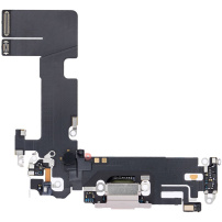 Nabíjací a audio flex konektor pre Apple iPhone 13 - ružová
