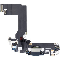 Nabíjací a audio flex konektor pre Apple iPhone 13 mini - čierna