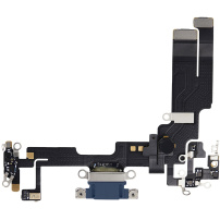 Nabíjací a audio flex konektor na Apple iPhone 14 - modrá