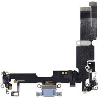 Nabíjací a audio flex konektor na Apple iPhone 14 Plus - modrá