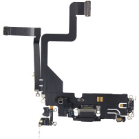 Nabíjací a audio flex konektor na Apple iPhone 14 Pro - čierna