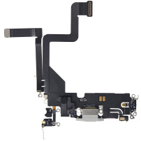 Nabíjací a audio flex konektor na Apple iPhone 14 Pro - strieborná