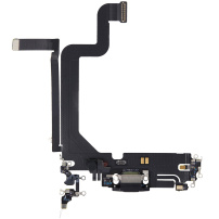 Nabíjací a audio flex konektor na Apple iPhone 14 Pro Max - čierna