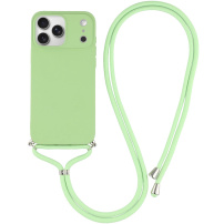 Ochranný kryt so šnúrkou pre iPhone 17 Pro - zelený