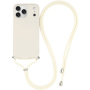 Ochranný kryt so šnúrkou pre iPhone 17 Pro - béžový