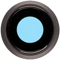 Šošovka fotoaparátu pre iPhone SE 2020 - čierna