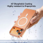 JOYROOM Skin Feel matný transparentný kryt s MagSafe pre iPhone 17 - číry