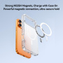 JOYROOM Skin Feel matný transparentný kryt s MagSafe pre iPhone Air - číry