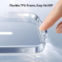 JOYROOM Skin Feel matný transparentný kryt s MagSafe pre iPhone Air - číry