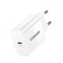 ESSAGER X9 GaN rýchlonabíjací adaptér s portom USB-C - 30W - biely