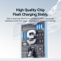 ESSAGER X9 GaN rýchlonabíjací adaptér s portom USB-C - 30W - biely