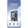ESSAGER ES-CD54 mini rýchlonabíjací adaptér s portmi USB-C / USB-A - 20W - biely