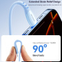 JOYROOM S-A59 nabíjací a dátový kábel - USB-A na Lightning - 1,2 m - modrý