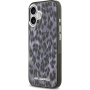 Karl Lagerfeld IML Leopard kryt s MagSafe pre iPhone 17 - šedý