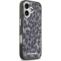 Karl Lagerfeld IML Leopard kryt s MagSafe pre iPhone 17 - šedý