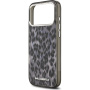 Karl Lagerfeld IML Leopard kryt s MagSafe pre iPhone 17 Pro Max - šedý