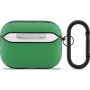 Lacoste obal s nášivkou s krokodílím logom a piké vzorom pre AirPods Pro 3 - zelený