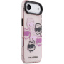 Karl Lagerfeld IML Multi K&CH Hlavy kryt pre iPhone Air - ružový