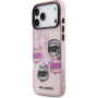 Karl Lagerfeld IML s viacerými motívmi K&CH Hlavy kryt pre iPhone 17 Pro Max - ružový