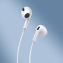 Baseus Encok H17 slúchadlá s 3,5 mm jack konektorom - biela