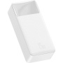 Baseus Bipow powerbanka s portami USB-C / 2x USB-A - 30 000 mAh - biela