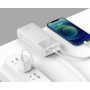 Baseus Bipow powerbanka s portami USB-C / 2x USB-A - 30 000 mAh - biela