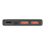 Baseus Adaman powerbanka s portami USB-C / 2x USB-A - 10 000 mAh - čierna