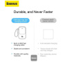 Baseus QPow Pro powerbanka s integrovaným káblom Lightning a portami USB-C / USB-A - 10 000 mAh - biela
