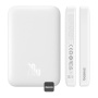 Baseus Magnetic Mini Air bezdrôtová MagSafe powerbanka s portom USB-C - 6 000 mAh - biela