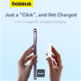 Baseus Magnetic Mini Air bezdrôtová MagSafe powerbanka s portom USB-C - 6 000 mAh - biela