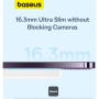 Baseus Magnetic Mini Air bezdrôtová MagSafe powerbanka s portom USB-C - 6 000 mAh - biela