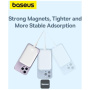 Baseus Magnetic Mini Air bezdrôtová MagSafe powerbanka s portom USB-C - 6 000 mAh - biela