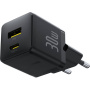 Baseus Palm nabíjací adaptér s portami USB-C / USB-A - 30W - čierny